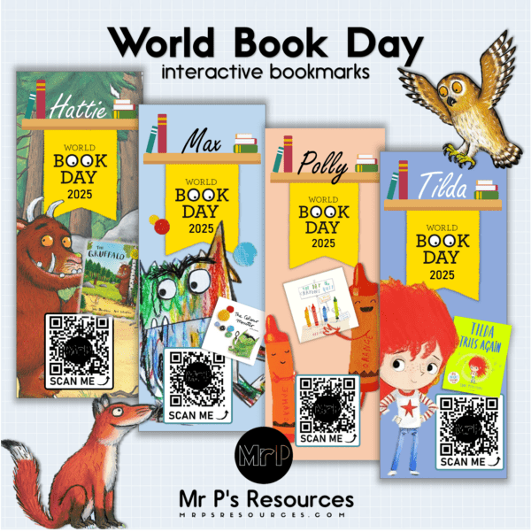 World Book Day Interactive Bookmarks - Image 3