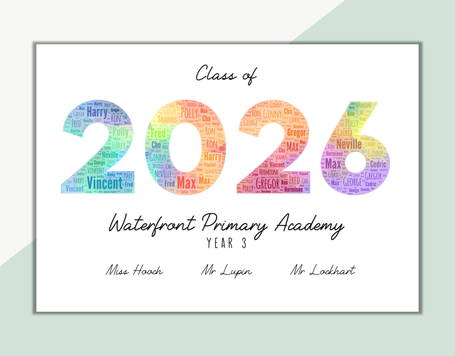 Class of 2026 Print
