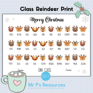 Reindeer Class Print